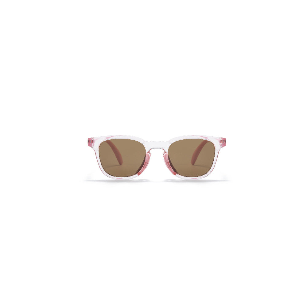LT DUCK Children and Teenagers' Yellow Duck Sunglasses UV Protection, TR Material, Two Colors Available, with a Glasses Box (Clear White Pink)