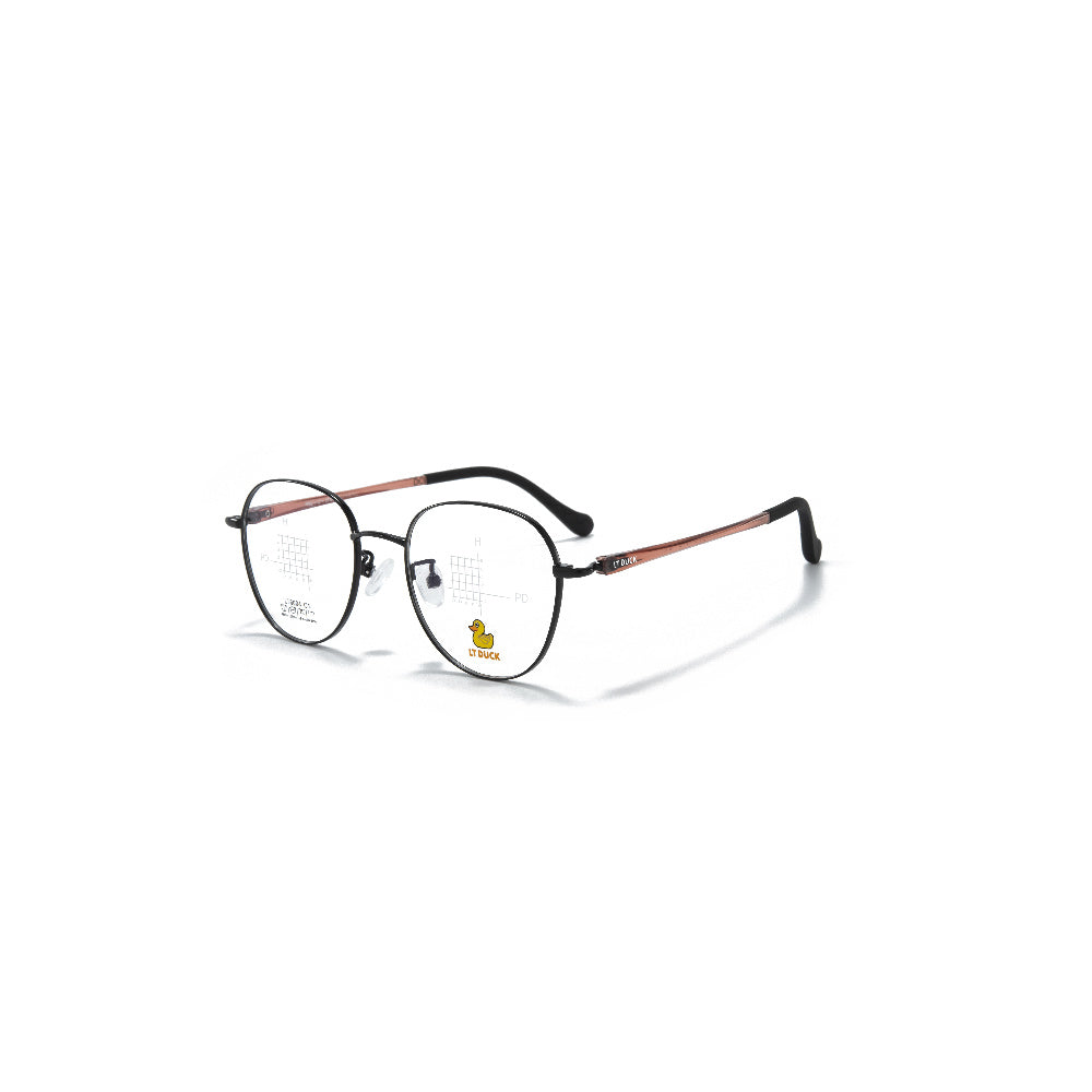 LT DUCK Children and Teenagers' Glasses, New AlloyFrame, Airbag Nose Rest, Durable, Anti-slip, Optical Glasses,Multiple Colors Choices, with a Glasses Box