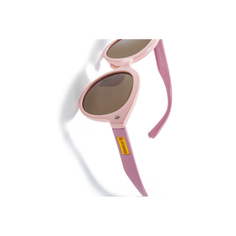 LT DUCK Children and Teenagers' Yellow Duck Sunglasses UV Protection, TR Material, Two Colors Available, with a Glasses Box (Pink Rose red)