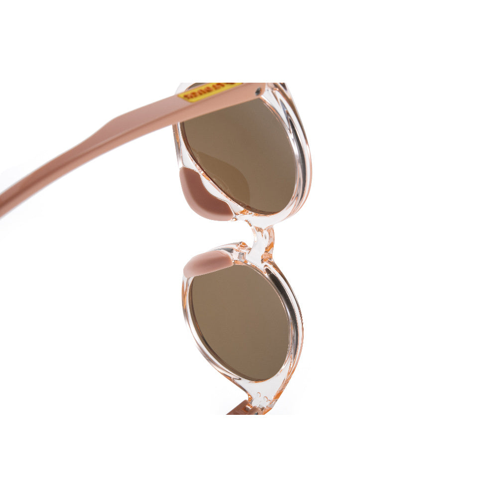 LT DUCK Children and Teenagers' Yellow Duck Sunglasses UV Protection, TR Material, Two Colors Available, with a Glasses Box (Clear White Pink)