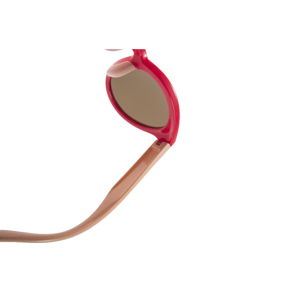 LT DUCK Children and Teenagers' Yellow Duck Sunglasses UV Protection, TR Material, Two Colors Available, with a Glasses Box (Red Pink)