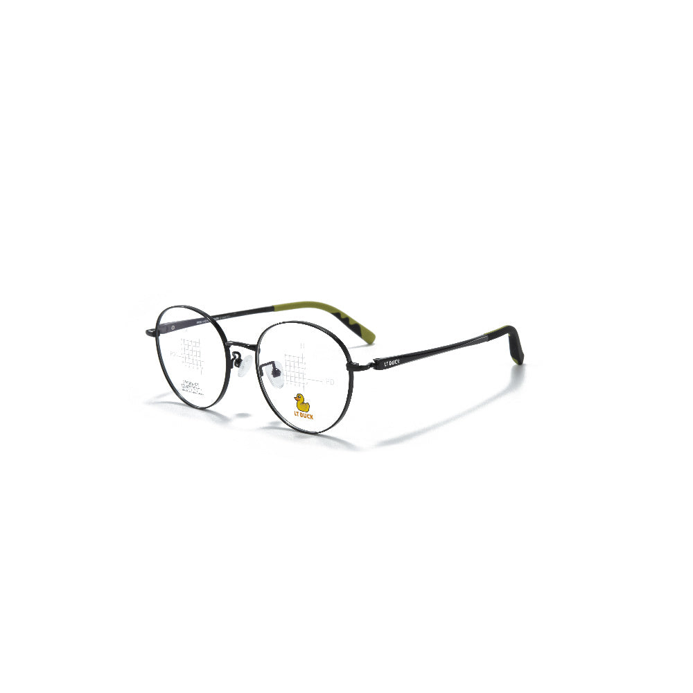 LT DUCK Children and Teenagers' Glasses, New AlloyFrame, Airbag Nose Rest, Durable, Anti-slip, Optical Glasses,Multiple Colors Choices, with a Glasses Box