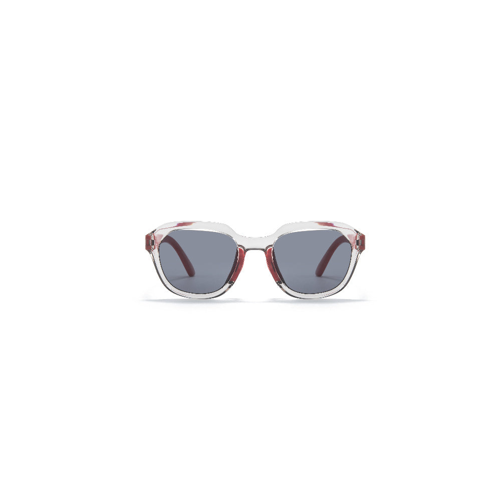 LT DUCK Children and Teenagers' Yellow Duck Sunglasses UV Protection, TR Material, Two Colors Available, with a Glasses Box (Clear White Red)