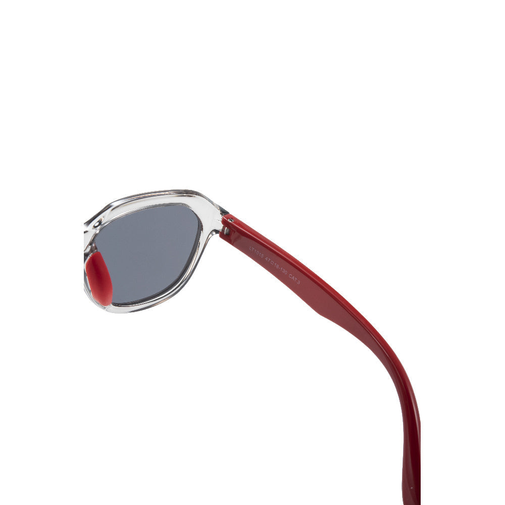 LT DUCK Children and Teenagers' Yellow Duck Sunglasses UV Protection, TR Material, Two Colors Available, with a Glasses Box (Clear White Red)
