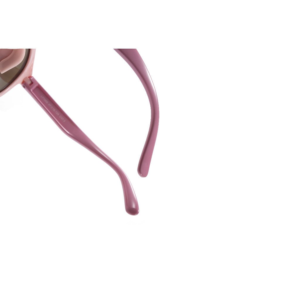 LT DUCK Children and Teenagers' Yellow Duck Sunglasses UV Protection, TR Material, Two Colors Available, with a Glasses Box (Pink Rose red)