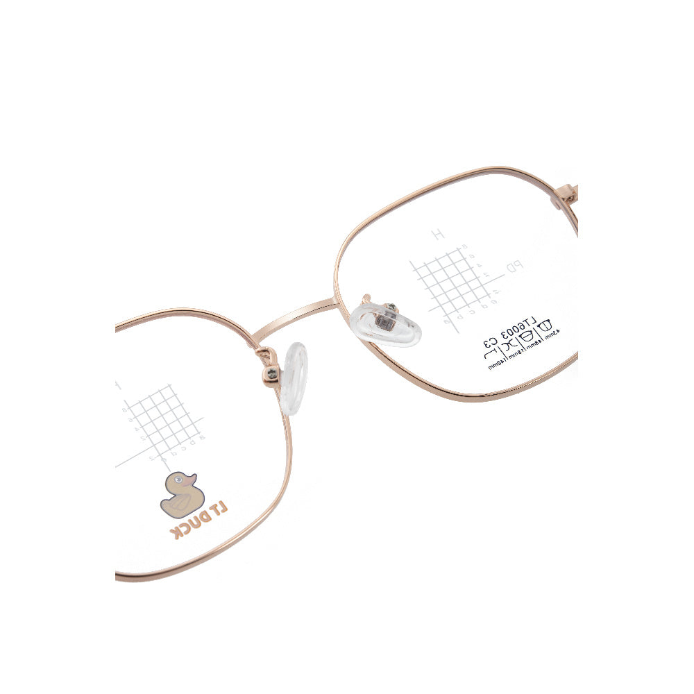 LT DUCK Children and Teenagers' Glasses, New AlloyFrame, Airbag Nose Rest, Durable, Anti-slip, Optical Glasses,Multiple Colors Choices, with a Glasses Box
