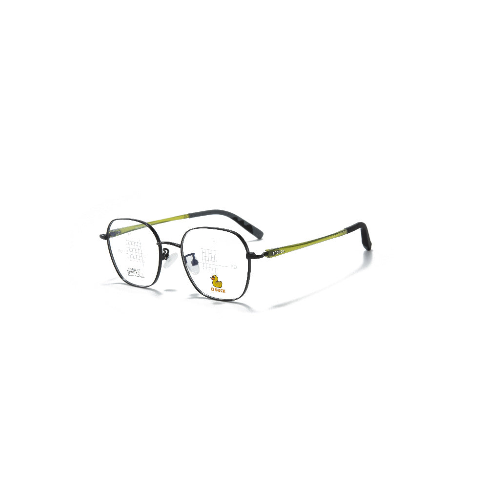 LT DUCK Children and Teenagers' Glasses, New AlloyFrame, Airbag Nose Rest, Durable, Anti-slip, Optical Glasses,Multiple Colors Choices, with a Glasses Box