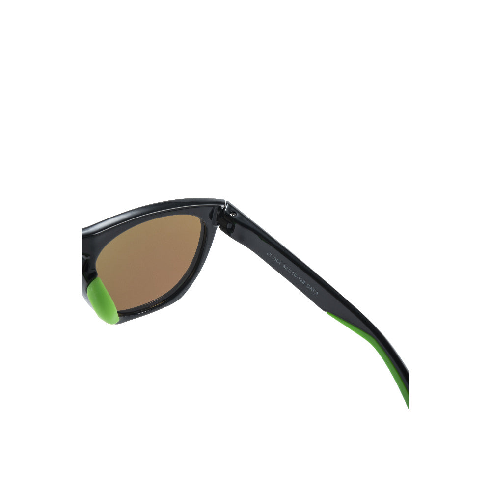 LT DUCK Children and Teenagers' Yellow Duck Sunglasses UV Protection, TR Material, Two Colors Available, with a Glasses Box (Black Green)