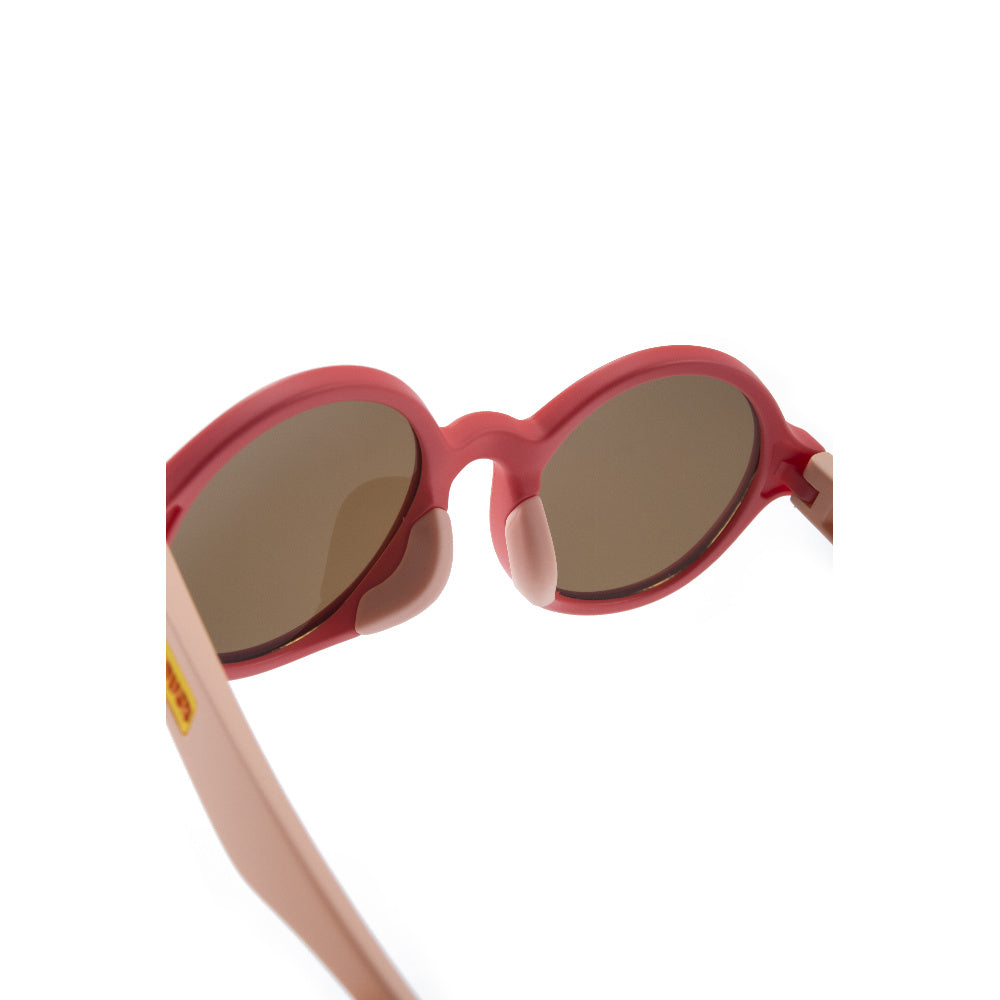 LT DUCK Children and Teenagers' Yellow Duck Sunglasses UV Protection, TR Material, Three Colors Available, with a Glasses Box (Red Pink)