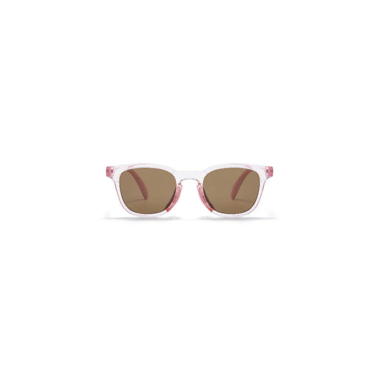 LT DUCK Children and Teenagers' Yellow Duck Sunglasses UV Protection, TR Material, Two Colors Available, with a Glasses Box (Clear White Pink)