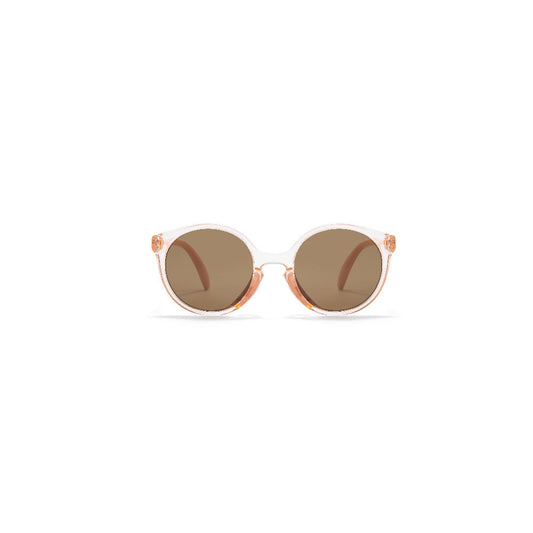 LT DUCK Children and Teenagers' Yellow Duck Sunglasses UV Protection, TR Material, Two Colors Available, with a Glasses Box (Clear White Pink)