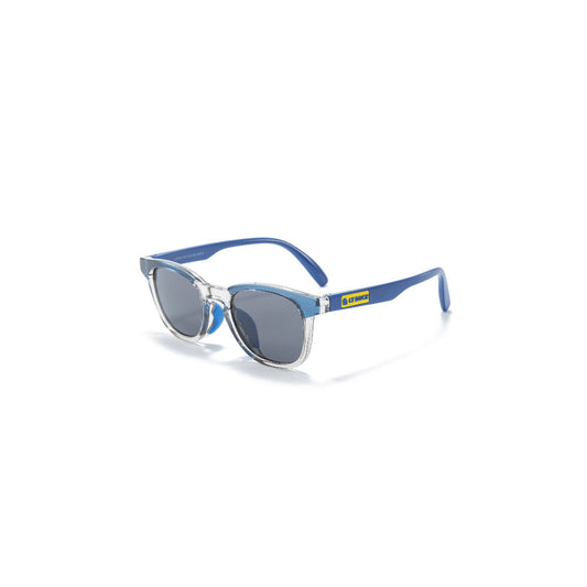LT DUCK Children and Teenagers' Yellow Duck Sunglasses UV Protection, TR Material, Two Colors Available, with a Glasses Box (Clear White Blue)