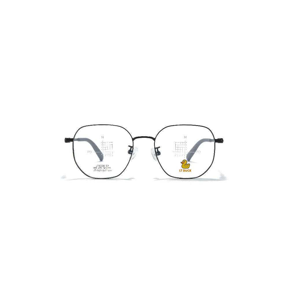 LT DUCK Children and Teenagers' Glasses, New AlloyFrame, Airbag Nose Rest, Durable, Anti-slip, Optical Glasses，Multiple Colors Choices, with a Glasses Box