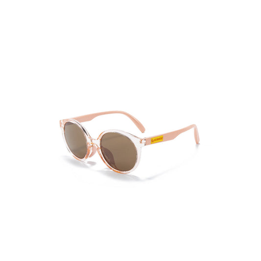 LT DUCK Children and Teenagers' Yellow Duck Sunglasses UV Protection, TR Material, Two Colors Available, with a Glasses Box (Clear White Pink)