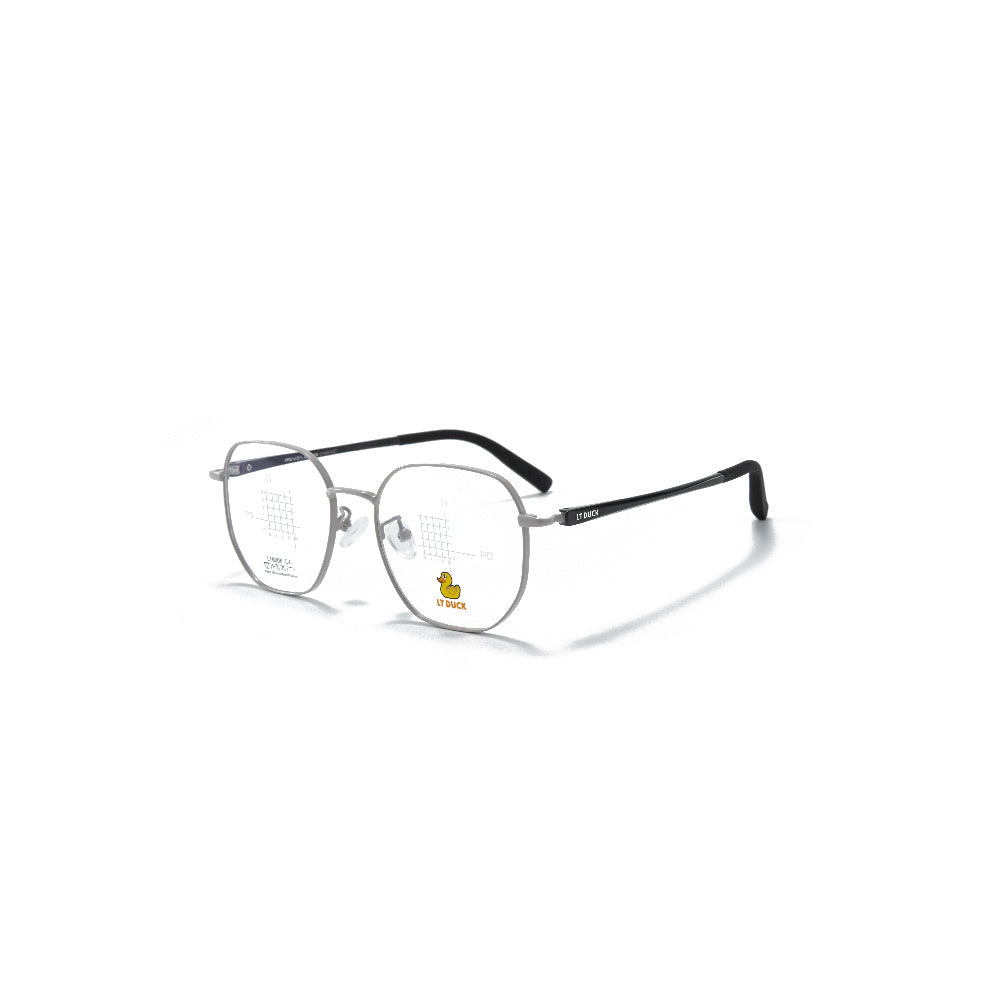 LT DUCK Children and Teenagers' Glasses, New AlloyFrame, Airbag Nose Rest, Durable, Anti-slip, Optical Glasses，Multiple Colors Choices, with a Glasses Box