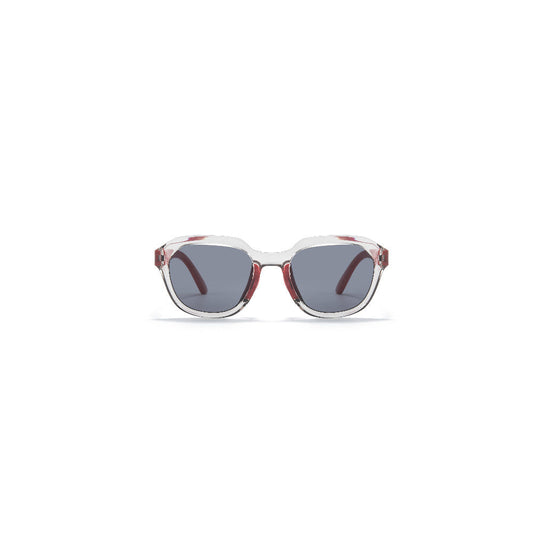 LT DUCK Children and Teenagers' Yellow Duck Sunglasses UV Protection, TR Material, Two Colors Available, with a Glasses Box (Clear White Red)