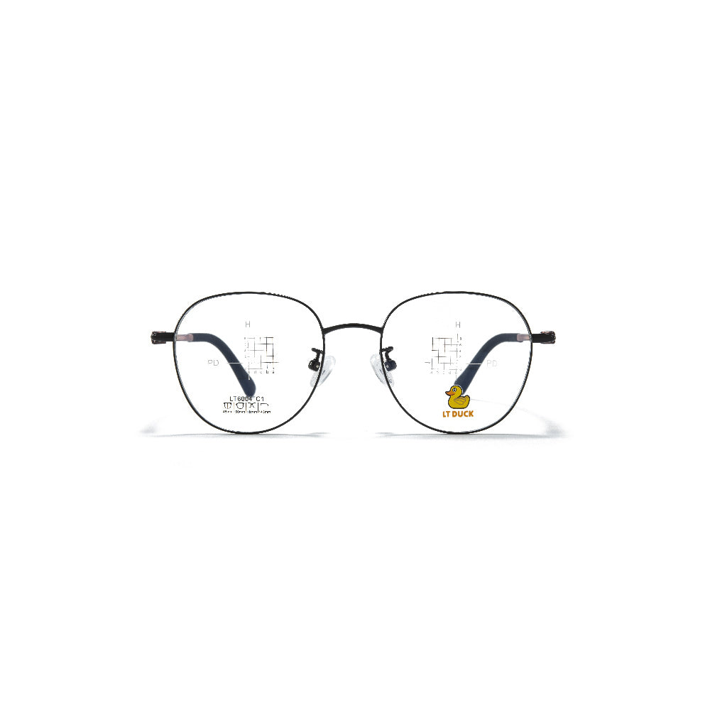 LT DUCK Children and Teenagers' Glasses, New AlloyFrame, Airbag Nose Rest, Durable, Anti-slip, Optical Glasses,Multiple Colors Choices, with a Glasses Box