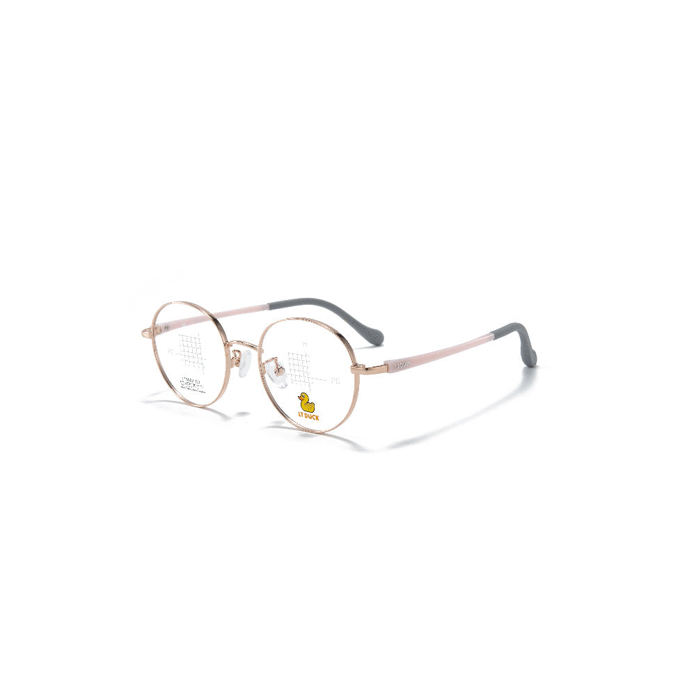 LT DUCK Children and Teenagers' Glasses, New AlloyFrame, Airbag Nose Rest, Durable, Anti-slip, Optical Glasses，Multiple Colors Choices, with a Glasses Box