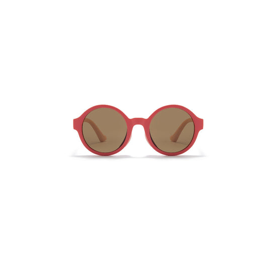 LT DUCK Children and Teenagers' Yellow Duck Sunglasses UV Protection, TR Material, Three Colors Available, with a Glasses Box (Red Pink)