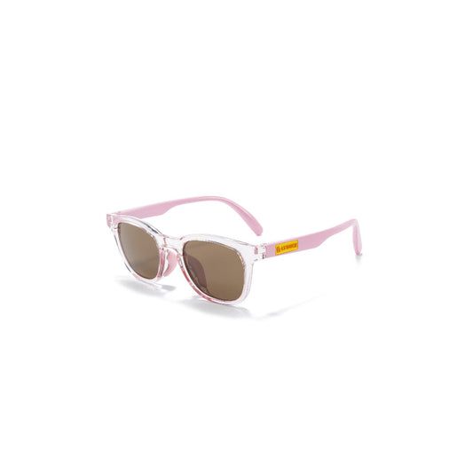LT DUCK Children and Teenagers' Yellow Duck Sunglasses UV Protection, TR Material, Two Colors Available, with a Glasses Box (Clear White Pink)