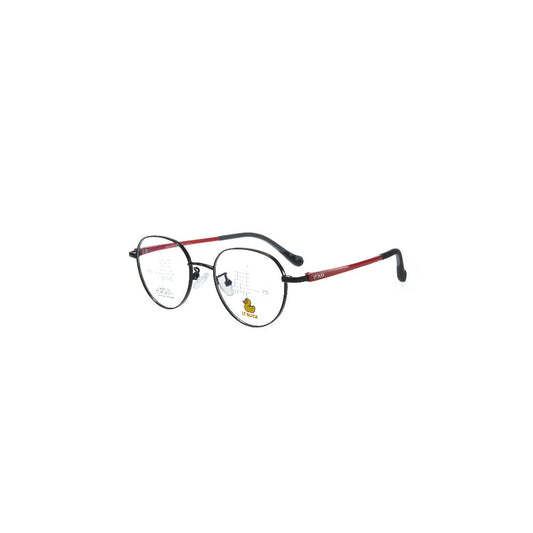 LT DUCK Children and Teenagers' Glasses, New AlloyFrame, Airbag Nose Rest, Durable, Anti-slip, Optical Glasses，Multiple Colors Choices, with a Glasses Box