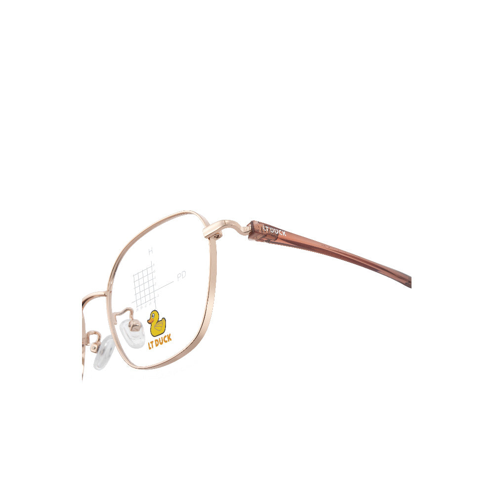 LT DUCK Children and Teenagers' Glasses, New AlloyFrame, Airbag Nose Rest, Durable, Anti-slip, Optical Glasses，Multiple Colors Choices, with a Glasses Box