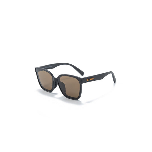 LT DUCK Children and Teenagers' Yellow Duck Sunglasses UV Protection, TR Material, Two Colors Available, with a Glasses Box (Black)