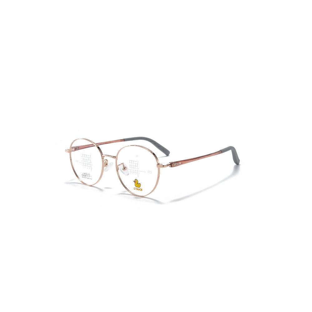 LT DUCK Children and Teenagers' Glasses, New AlloyFrame, Airbag Nose Rest, Durable, Anti-slip, Optical Glasses，Multiple Colors Choices, with a Glasses Box